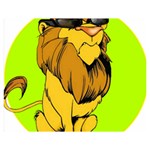 Lion Cartoon Parody Premium Plush Fleece Blanket (Medium) 60 x50  Blanket Front