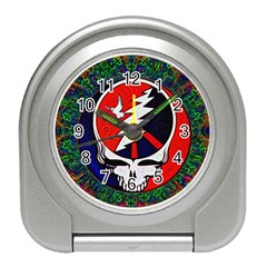 Grateful Dead Pattern Travel Alarm Clock by Mog4mog4
