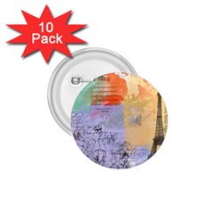 Scrapbook Paris Vintage France 1 75  Buttons (10 Pack) by Mog4mog4