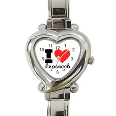 I Love Prosecco Heart Italian Charm Watch by ilovewhateva