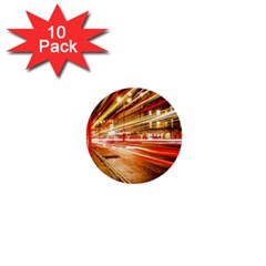 Telephone Booth Red London England 1  Mini Buttons (10 Pack)  by Mog4mog4