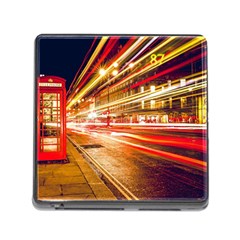 Telephone Booth Red London England Memory Card Reader (square 5 Slot) by Mog4mog4