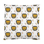 Lion Heads Pattern Design Doodle Standard Cushion Case (Two Sides) Back