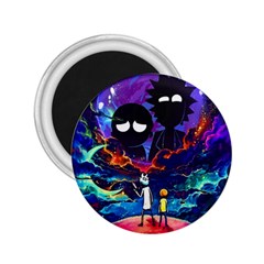 Cartoon Parody In Outer Space 2 25  Magnets by Mog4mog4