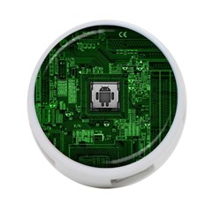 Technology Computer Chip Electronics Industry Circuit Board 4-port Usb Hub (two Sides) by Bakwanart