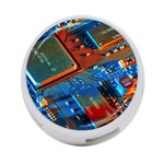 Gray Circuit Board Electronics Electronic Components Microprocessor 4-Port USB Hub (One Side) Front