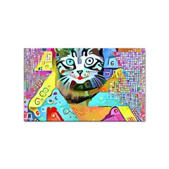 Kitten Cat Pet Animal Adorable Fluffy Cute Kitty Sticker Rectangular (10 Pack) by 99art