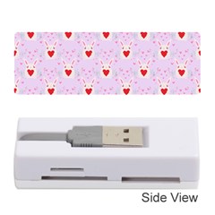 Easter Easter Bunny Hearts Seamless Tile Cute Memory Card Reader (stick) by 99art