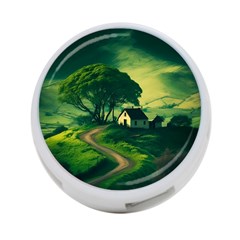 Landscape Scenery Nature Artwork 4-port Usb Hub (one Side) by 99art