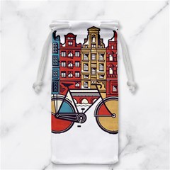 Amsterdam Graphic Design Poster Illustration Jewelry Bag by 99art