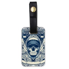 Skull Drawing Luggage Tag (one Side) by 99art