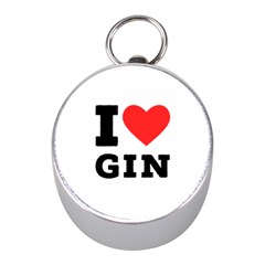 I Love Gin Mini Silver Compasses by ilovewhateva