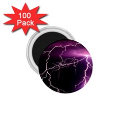 Storm Flashlight Space Nature 1 75  Magnets (100 Pack)  by Cowasu