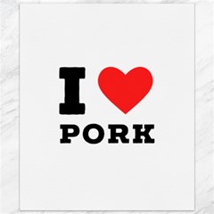 I Love Pork  Canvas 20  X 24  by ilovewhateva