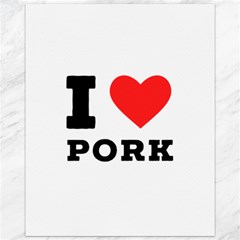I Love Pork  Canvas 11  X 14  by ilovewhateva