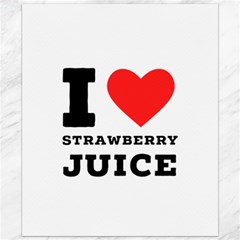 I Love Strawberry Juice Canvas 20  X 24  by ilovewhateva