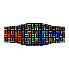Geometric Colorful Square Rectangle Stretchable Headband by Bangk1t