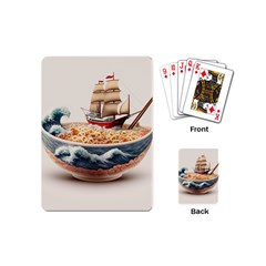 Noodles Pirate Chinese Food Food Playing Cards Single Design (mini) by Ndabl3x