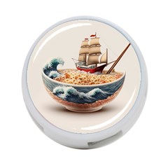 Noodles Pirate Chinese Food Food 4-port Usb Hub (one Side) by Ndabl3x