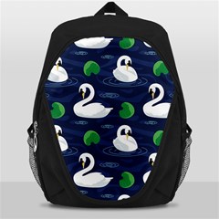 Swan-pattern-elegant-design Backpack Bag by Wav3s