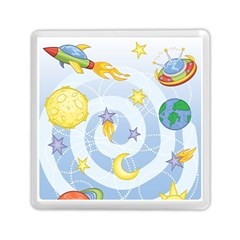 Science Fiction Outer Space Memory Card Reader (square) by Ndabl3x