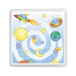 Science Fiction Outer Space Memory Card Reader (Square) Front