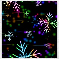 Snowflakes Snow Winter Christmas Canvas 20  X 20  by Ndabl3x