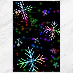 Snowflakes Snow Winter Christmas Canvas 24  X 36  by Ndabl3x
