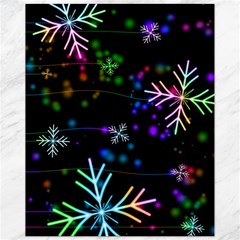 Snowflakes Snow Winter Christmas Canvas 11  X 14  by Ndabl3x