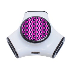Digital Art Artwork Abstract 3-port Usb Hub by Ndabl3x