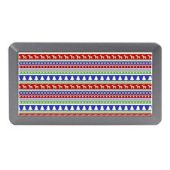 Christmas Color Stripes Pattern Memory Card Reader (mini) by Ndabl3x
