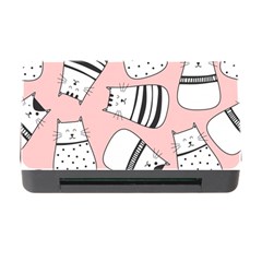 Cute Cats Cartoon Seamless-pattern Memory Card Reader With Cf by Vaneshart