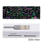Math-linear-mathematics-education-circle-background Memory Card Reader (Stick) Front