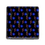 Background Pattern Graphic Memory Card Reader (Square 5 Slot) Front