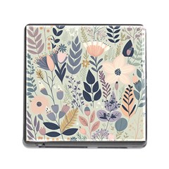 Flower Floral Pastel Memory Card Reader (square 5 Slot) by Vaneshop
