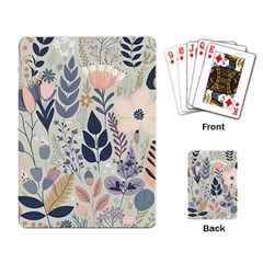 Flower Floral Pastel Playing Cards Single Design (rectangle) by Vaneshop