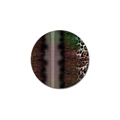 Leopard Animal Shawl Honeycomb Golf Ball Marker (4 Pack) by Vaneshop
