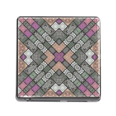 Mandala Decoration Floral Flower Memory Card Reader (square 5 Slot) by Vaneshop