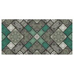 Mandala Decoration Flora Floral Flower Banner and Sign 8  x 4  Front