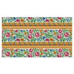 Flower Fabric Design Banner And Sign 7  X 4  by Vaneshop
