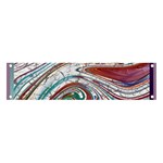 Abstract Background Ornamental Banner and Sign 4  x 1  Front