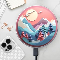 Paper Art Pastel Wireless Fast Charger(white) by Vaneshop