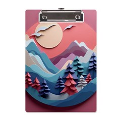 Paper Art Pastel A5 Acrylic Clipboard by Vaneshop
