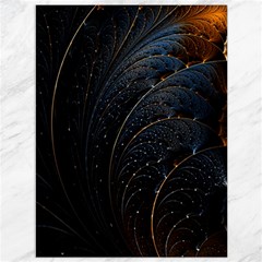 Abstract Dark Shine Structure Fractal Golden Canvas 36  X 48  by Vaneshop