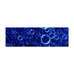 Blue Bubbles Abstract Sticker Bumper (10 pack) Front