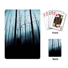 Tree Night Dark Forest Playing Cards Single Design (rectangle) by Vaneshop