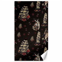 Vintage Tattoos Nautical Canvas 40  X 72  by Vaneshop