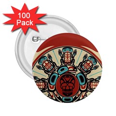 Skull Grateful Dead Phone Gratefuldead 2 25  Buttons (100 Pack)  by Cowasu
