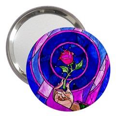 Stained Glass Rose 3  Handbag Mirrors by Cowasu