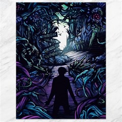 Horror Psychedelic Art Canvas 18  X 24  by Cowasu